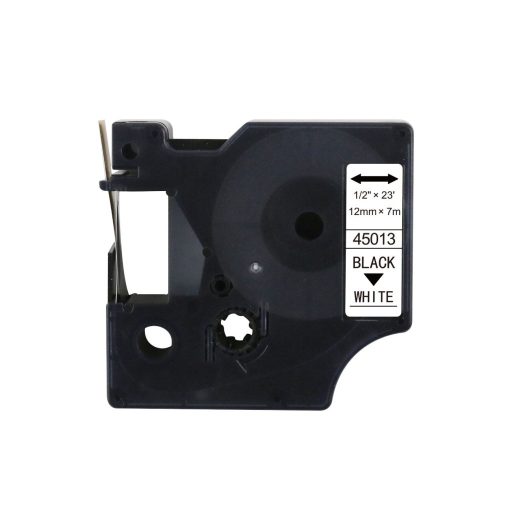 Dymo 45013 festékszalag black/white 12mm ECO