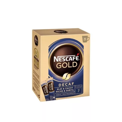Kávé instant, 25x2g Nescafé Gold koffeinmentes