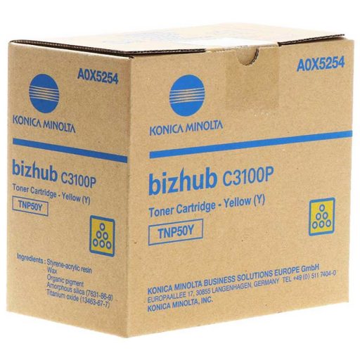 Konica-Minolta TNP50Y Toner Yellow 5.000 oldalra