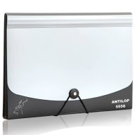   HARMÓNIKA IRATTARTÓ 12 RÉSZES MŰANYAG FEKETE ANTILOP 5558