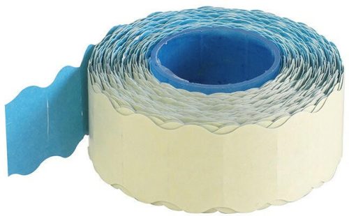 Árazószalag 22x12mm, stancolt 10 tekercs/csomag, Bluering® kék