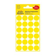 Etikett címke, jelölésre 18 mm, Avery sárga, 