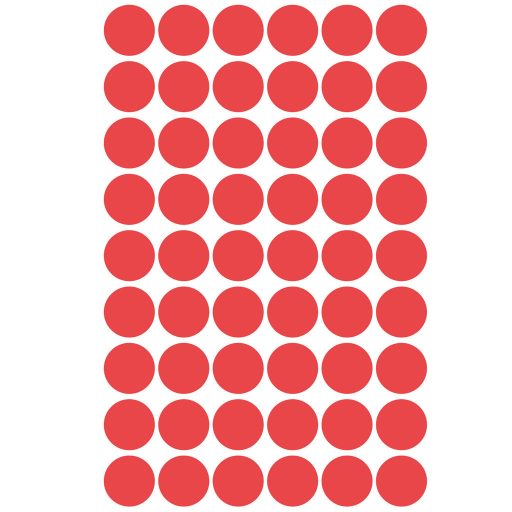 Etikett címke, jelölésre 12 mm, Avery piros, 