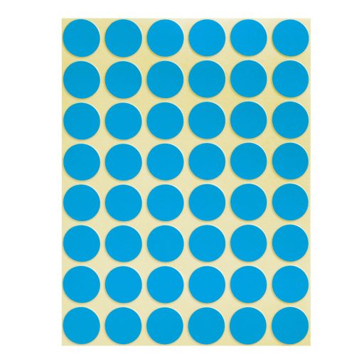 Etikett címke, jelölésre 18 mm, Avery kék, 