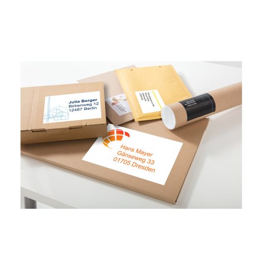 Etikett címke, univerzális 105 x74 mm, Avery fehér 