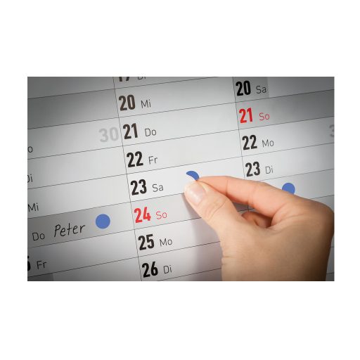 Etikett címke, visszaszedhető jelölésre O8 mm, Avery indigókék 