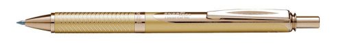 Rollertoll 0.35mm BL407X-A fém aranyszínű test Pentel Energel írásszín kék
