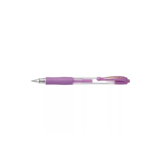 Zselés toll nyomógombos 0,7mm PILOT G-2 Pasztel lila