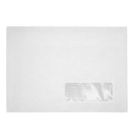   Boríték LC/5 öntapadó bélésnyomott jobb ablakos 35x90mm 162x229mm J28A20 Bluering® fehér