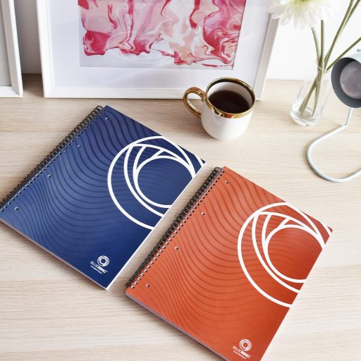 Spirálfüzet A4, 70lap, perforált lyukasztott Bluering® vonalas