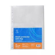   Lefűzhető genotherm A4 100 micron narancsos oldalt füles 10 db BLUERING