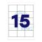 Etikett címke, 70x50,8mm, 100 lap, 15 címke/lap Bluering®