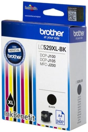 BROTHER LC529XL TINTAPATRON BLACK ORINK