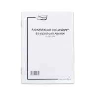   Egészségügyi nyilatkozat és vizsgálati adatok 8 lapos füzet C.3151-2/A