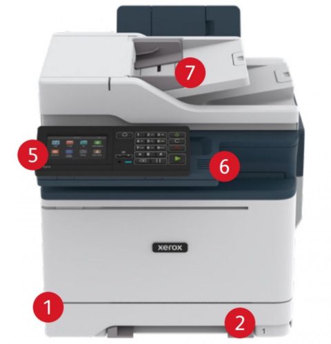 Xerox C315 színes MFP/ kifutó modell az Utód: C325V_DNI