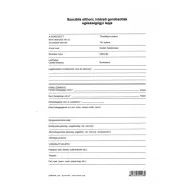   C.3212-16 SZOCIÁLIS OTTHONI, INTÉZETI GONDOZOTTAK EGÉSZSÉGÜGYI LAPJA, A/4
