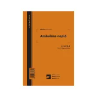 AMBULÁNS NAPLÓ, 50X2 LAPOS, A/5 C.3410-5/V 