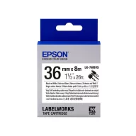 Epson LK-7WBVS címkeszalag Black/White 36mm (8m)