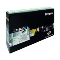 Lexmark C734/X734 Return Toner Cyan 6K (Eredeti) C734A1CG
