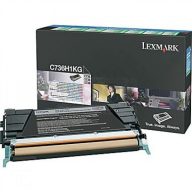   Lexmark C736/X736/738 High Return Toner Black 12k (Eredeti) C736H1KG
