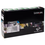 Lexmark C746/C748 Return Toner Cyan 7K (Eredeti) C746A1CG