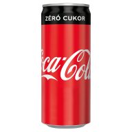 Üdítőital 0,33l Coca Cola Zero 24db/csom