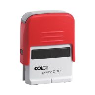   Bélyegző 10x27 mm Printer C10 COLOP piros ház, fekete párna