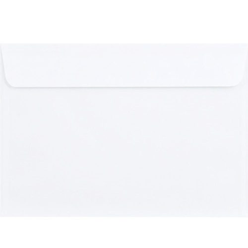 BORÍTÉK LC/6 SZILIKONOS FEHÉR DARABOS! BÉLÉSNYOMOTT 114x162 MM
