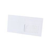   Boríték LA4 szilikonos bélésnyomott jobb ablak 45x90mm 110×220mm J20A15 Bluering® fehér