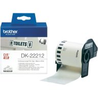   Brother DK-22212 62 mm x 15,24 m öntapadós fehér filmszalag tekercsben