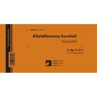 D.MG.4-10/V ÁLLATÁLLOMÁNY BEVÉTELI BIZ. 25X4