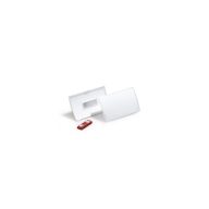   Névkitűző DURABLE CLICK FOLD 54 x90 mm, mágnessel, 10db/csomag, áttetsző