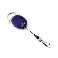   Kihúzható névjegytartó DURABLE WITH SNAP HOOK karabineres sötétkék