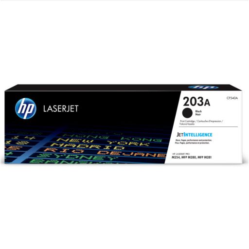 HP CF540A UTÁNGYÁRTOTT TONER BLACK