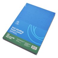 ELŐLAP A4 200 MICRON KÉK ÁTTETSZŐ 100 DB