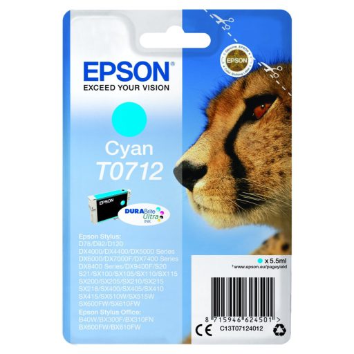 EPSON T0712 TINTAPATRON CYAN EREDETI