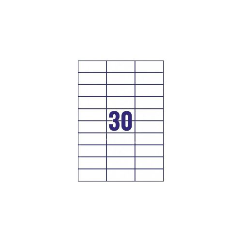 ETIKETT 70X29,6MM 100LAP 30CÍMKE/LAP  