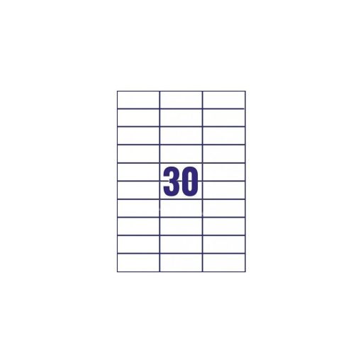 ETIKETT 70X29,6MM 100LAP 30CÍMKE/LAP  