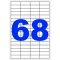 ETIKETT 63X39,5 200 LAP GNT