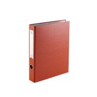   GYŰRŰSKÖNYV 5CM A4 4 GYŰRŰS PIROS UTÁNGYÁRTOTT KÍVÜL PP BELÜL KARTON BORÍTÁS