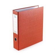   GYŰRŰSKÖNYV 6,5CM A4 4 GYŰRŰS PIROS UTÁNGYÁRTOTT KÍVÜL PP BELÜL KARTON BORÍTÁS