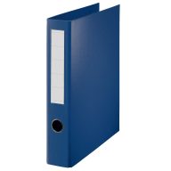   GYŰRŰSKÖNYV 4CM A4 2GYŰRŰS KÉK PREMIUM KÉT OLDALT PP BORÍTÁS
