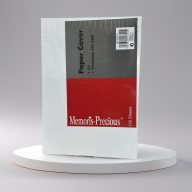   SPIRÁL HÁTLAP FEHÉR-SZÜRKE KARTON, DIGITÁLIS NYOMTATÓPAPÍR MEMORIS A4 - 250 GR