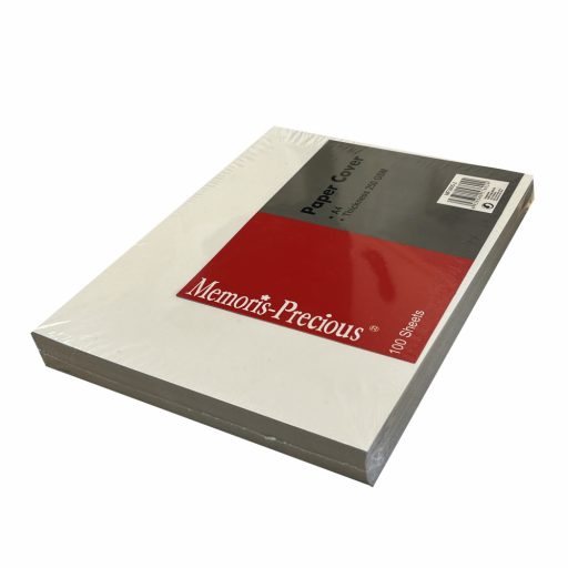 SPIRÁL HÁTLAP FEHÉR-SZÜRKE KARTON, DIGITÁLIS NYOMTATÓPAPÍR MEMORIS A4 - 250 GR