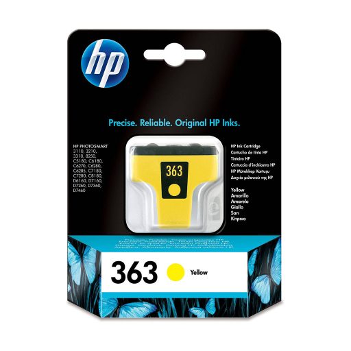 Hp 363/C8773EE tintapatron EREDETI yellow leértékelt