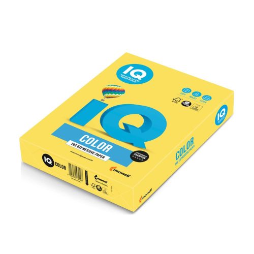 FÉNYMÁSOLÓPAPÍR A4 80G IQ CANARY YELLOW CY39 INTENZÍV KANÁRI SÁRGA