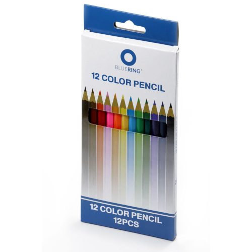 Színes ceruza készlet, hatszögletű Bluering® 12 klf. szín , Bálnás