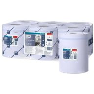   Törlőpapír, tekercses, 18,5 cm átmérő, M4 rendszer, Advanced, TORK "Reflex™ plusz", kék