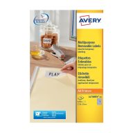   Etikett címke, univerzális visszaszedhető 17,8 x10 mm, Avery 