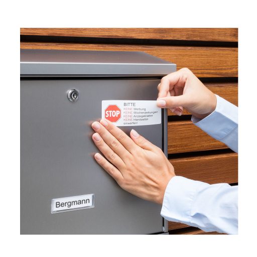 Etikett címke, időjárásálló poliészter, 210 x297 mm, Avery fehér 